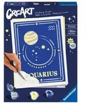 Ravensburger CreArt - Malen nach Zahlen 23738 - Sternzeichen Wassermann - ab 14