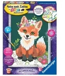 CreArt Malen nach Zahlen Kinder - Blumiger Fuchs / Ravensburger Spieleverlag / Spiel