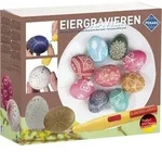 PEBARO 0354 - Eiergravieren Ostereier-Malset mit Gravierstift und Zubeh&ouml;r Bastelset