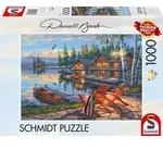 Schmidt Spiele - Darrel Bush: Seeufer am Loon Lake New York 1.000 Teile / Schmidt