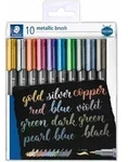 STAEDTLER 8321 Metallic brush Etui mit 10 sortierten Farben 8321 TB10 / STAEDTLER