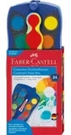 Faber-Castell Farbkasten Connector 24 Farben blau / Faber-Castell