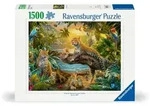 Erwachsenenpuzzle 1500 Teile - Leopardenfamilie im Dschungel / Ravensburger