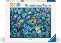 Ravensburger Spieleverlag Erwachsenenpuzzle 500 Teile - Farbenfrohe Quallen