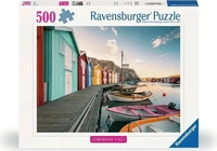Ravensburger Spieleverlag Erwachsenenpuzzle 500 Teile - Bootshaus in Sm&ouml;gen Schweden