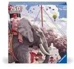 Erwachsenenpuzzle 750 Teile Art&Soul Collection - In 80 Tagen um die Welt /