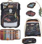 Undercover Scout Schulranzen Set Neo Safety Light Schulranzen Set 4tlg Flames
