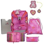 DerDieDas Schulranzen Set ErgoFlex Light Schulranzen Set 5tlg Roses / Undercover GmbH