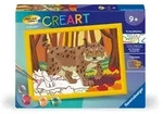 CreArt Malen nach Zahlen Kinder - Luchs im Herbstwald / Ravensburger Spieleverlag /