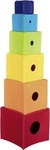 Gollnest & Kiesel Goki 58676 - Stapelw&uuml;rfel Regenbogen
