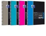 OXFORD Studium A4+ Hardcover doppelspiralgebundenes Notebook 7 mm liniert 80 Blatt