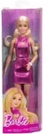 Barbie Fashionista Puppe im pinken Metallic-Kleid mit Herz-Aussparung / Mattel /