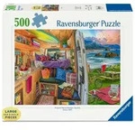 Erwachsenenpuzzle 500 Large Pieces - Beim Camping / Ravensburger Spieleverlag / Spiel
