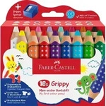 Faber-Castell Buntstifte Grippy 16er Set mit Spitzer / Faber-Castell