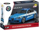 COBI 24606 - Alfa Romeo Giulia Quadrifoglio Polizia Sportlimousine Bausatz 1:35 93