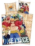 Klaus Herding - One Piece Anime Bettw&auml;sche Renforc&eacute; 80x80cm/135x200cm / Klaus