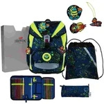 DerDieDas Schulranzen Set ErgoFlex Light Schulranzen Set 5tlg Neon Crazy / Undercover