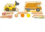 small foot 11382 - Kugelbahn Junior Baustelle Holz 10-teilig / Legler / Spiel