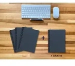 A 5 Notizbuch - Set 3+1 gratis Luxury 80 Seiten BLAU NEW LAPISLAZULI...