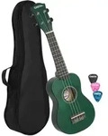 Soprano Ukulele Linden Green (incl. Bag unpadded 3 Picks) / Hage Musikverlag / Bei