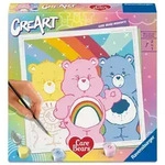 CreArt Malen nach Zahlen Adults Trend Care Bears - Gl&uuml;cksb&auml;rchi-Momente /