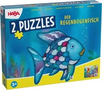 HABA Sales 2 Puzzles - Der Regenbogenfisch 12/15 Teile