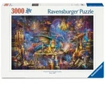 Erwachsenenpuzzle 3000 Teile - Drachenbibliothek / Ravensburger Spieleverlag / Spiel