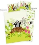 Der kleine Maulwurf 2407201063 - Bettw&auml;sche 40x60 cm + 100x135 cm 100% Polyester /