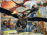 Ravensburger Spieleverlag Drachenz&auml;hmen leicht gemacht. Puzzle 150 Teile XXL
