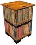 Werkhaus Photohocker Antike B&uuml;cher / Werkhaus / Spiel