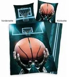 Young Collection 4459233050 - Basketball Bettw&auml;sche 80x80 cm + 135x200 cm 100%