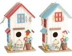 small foot 6587 - Vogelhaus Villa Kunterbunt 2er Set Nistkasten Vogelvilla Holz