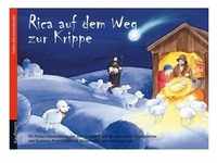 Rica auf dem Weg zur Krippe. Folien-Adventskalender