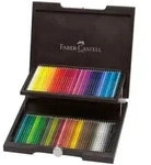 Faber-Castell K&uuml;nstlerfarbstifte Polychromos 72er Set Holzkoffer / Faber-Castell