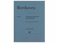 Beethoven Ludwig van - Variationen für Klavier und Violoncello: Buch von...