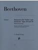 Beethoven Ludwig van - Violinromanzen G-dur op. 40 und F-dur op. 50: Buch von...