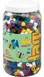 Hama 8540 - My first Hama B&uuml;gelperlen Maxi 3+ Dose mit ca. 1400 St&uuml;ck Vollton Mix00