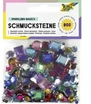 Folia Schmucksteine SPARKLING BASICS 800 St&uuml;ck Gr&ouml;&szlig;en und Farben sortiert / Folia
