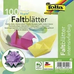 Folia Faltbl&auml;tter 70g/m2 15x15cm 100 Blatt farbig / Folia