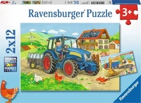 Ravensburger Spieleverlag Baustelle und Bauernhof 2 x 12 Teile