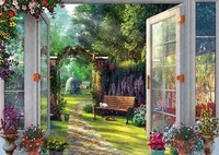 Schmidt Spiele - Blick in den verwunschenen Garten 1000 Teile