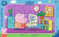 Ravensburger Spieleverlag Peppa am Computer Rahmenpuzzles 15 Teile