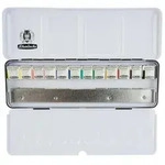 Schmincke Akademie Aquarell Metallkasten 12 x 1/2 N&auml;pfchen / Schmincke