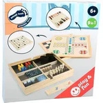 small foot 11277 - Spielesammlung 9in1 Holz Holzbox 35x35cm / Legler / Spiel