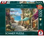 Schmidt Spiele - Caf&eacute; an der italienischen Riviera 1000 Teile von Thomas Kinkade /