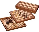 Philos - Schach-Backgammon-Dame-Set / Philos-Spiele / Spiel