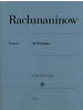 24 Préludes: Buch von Sergej W. Rachmaninow