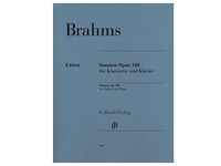 Sonaten op. 120 für Klavier und Klarinette: Buch von Johannes Brahms