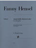 Hensel Fanny - Ausgewählte Klavierwerke: Buch von Fanny Hensel