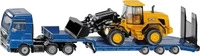SIKU - MAN LKW mit Tieflader und JCB Radlader